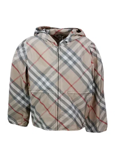 Burberry Kids' Jacket In Grigio