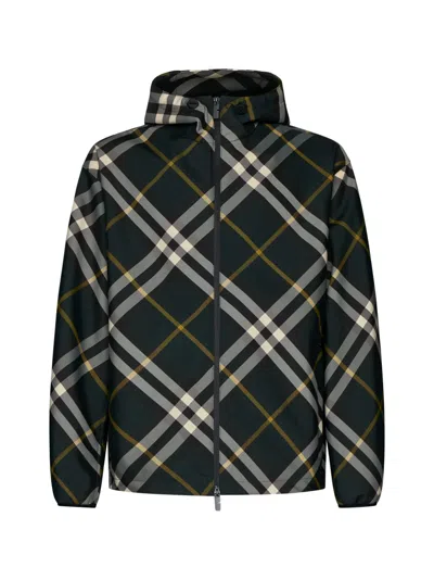 Burberry Jacket In Ivy Ip Check