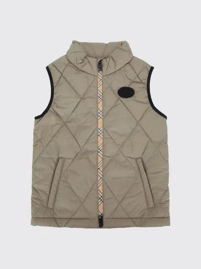 Burberry Jacket Kids Color Brown In Neutral
