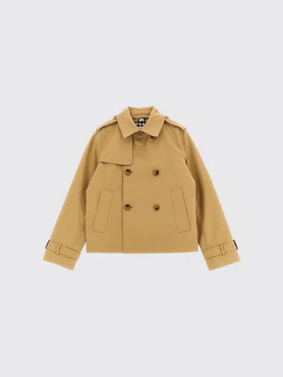 Burberry Jacket Kids Color White In Brown
