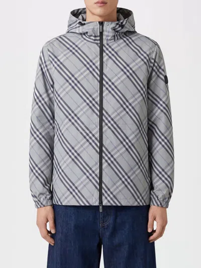 Burberry Jacket Men In Gray