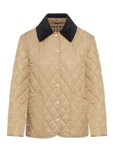 Burberry Jacket In Neutral