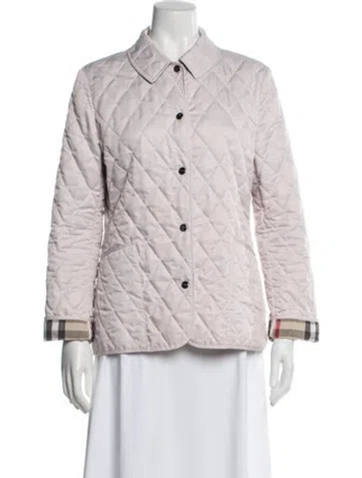 Pre-owned Burberry Jacket In Pink