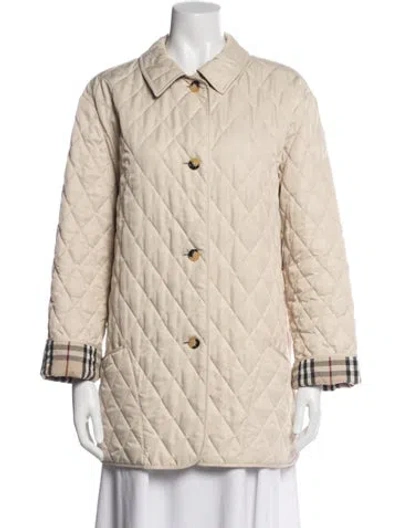Pre-owned Burberry Jacket In Pink