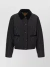 Burberry Check Lining Quilted Nylon Dorset Jacket Clothing In Black