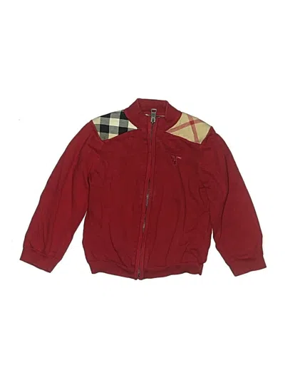 Pre-owned Burberry Kids' Jacket In Red