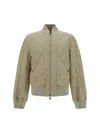 BURBERRY QUILTED NYLON BOMBER JACKET