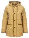Burberry Beige Jacket Stitching In Beige