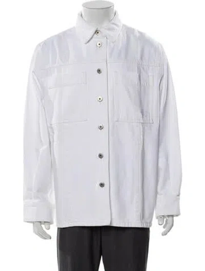 Pre-owned Burberry Jacket W/ Tags In White