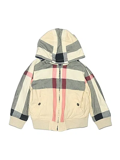 Pre-owned Burberry Kids' Jacket In White