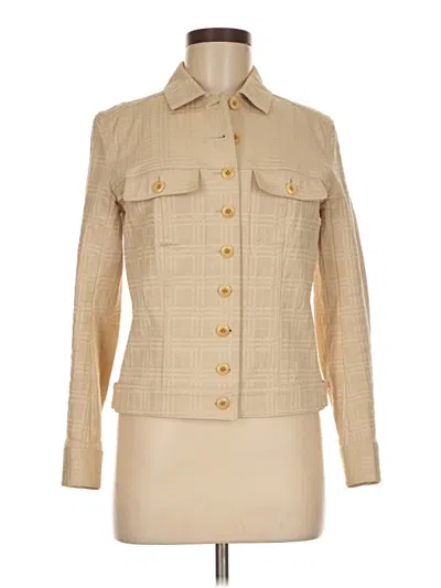 Pre-owned Burberry Jacket In White