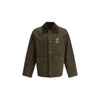 Burberry Cotton Jacket With Corduroy Collar