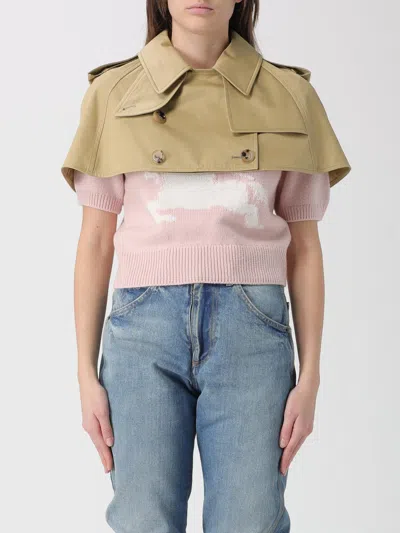 Burberry Jacket Woman  In Brown