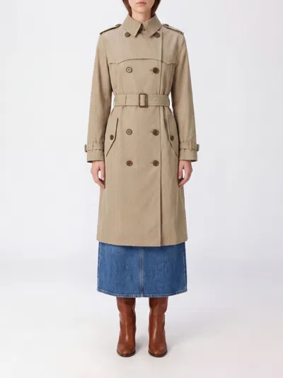 Burberry Jacket Woman Color Beige In Multi