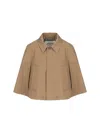 Burberry Bespoke Brown Trench Coat With Structured Collar