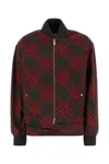 Burberry Embroidered Polyester Blend Bomber Jacket In Multi