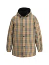 Burberry Checked Reversible Hooded Jacket