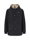 Burberry Check-pattern Reversible Hooded Jacket
