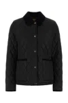 Burberry Check Lining Quilted Nylon Dorset Jacket Clothing In Black