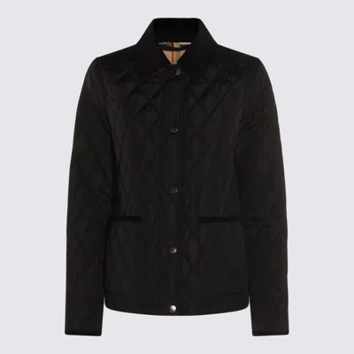 Burberry Jackets In Black