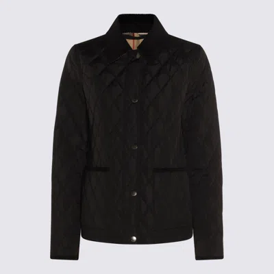 Burberry Jackets In Black