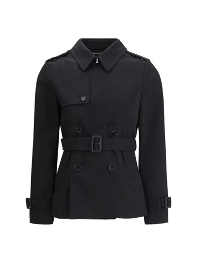 Burberry Jackets In Black