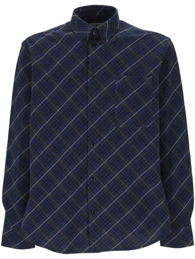 Burberry Jackets In Blue