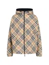 Burberry Ekd Reversible Jacket In Burgundy