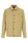Burberry Collared Quilted Jacket Front Pocket