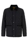 Burberry Haddington Quilted And Padded Jacket In Black