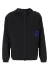 Burberry Lightweight Nylon Jacket By Ekd In Black