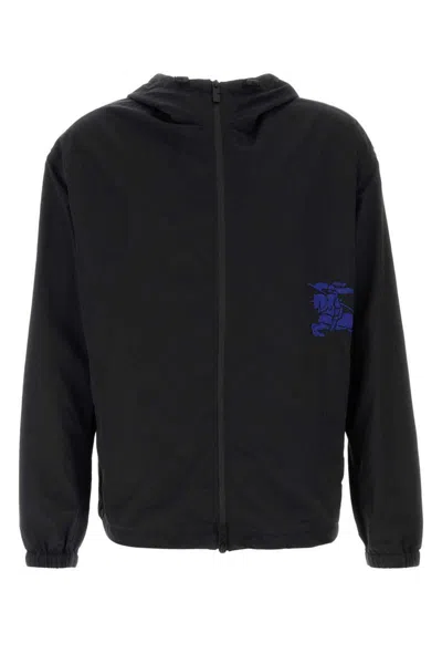 Burberry Jackets And Vests In Black
