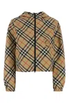 Burberry Embroidered Twill Reversible Jacket In Multi