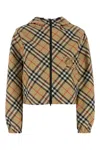 Burberry Embroidered Twill Reversible Jacket In Multi
