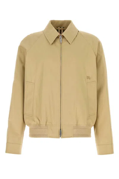 Burberry Jackets And Vests In Beige O Tan