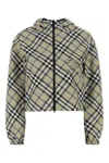Burberry Women Embroidered Polyester Reversible Jacket In Multicolor