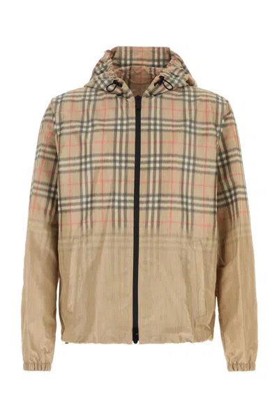 Burberry Jackets And Vests In Neutral