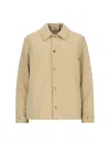 Burberry Reversible Quilted Short Jacket In Nude