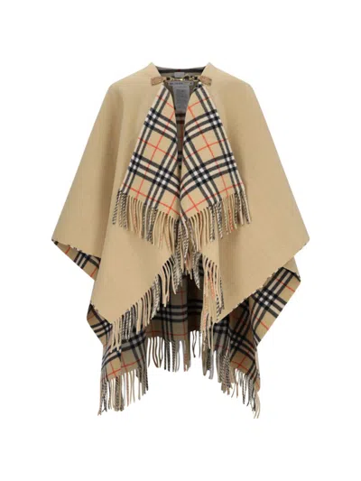 Burberry Jackets In Beige