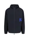 Burberry Lightweight Nylon Jacket By Ekd In Black
