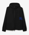 BURBERRY BURBERRY EQUESTRIAN KNIGHT-APPLIQUÉ HOODED JACKET