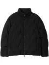Burberry Ekd Nylon Padded Jacket In Black