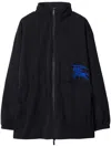 Burberry Nylon Jacket In Black
