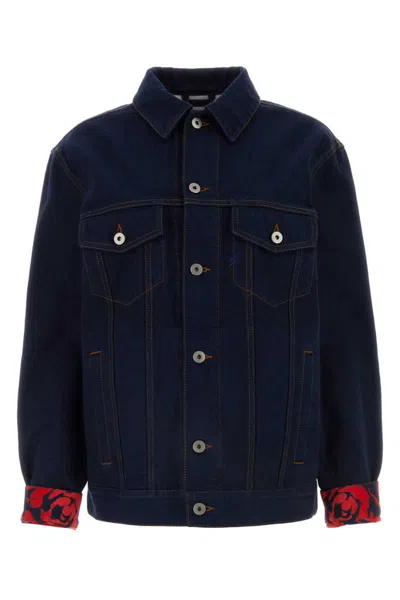 Burberry Jackets In Blue