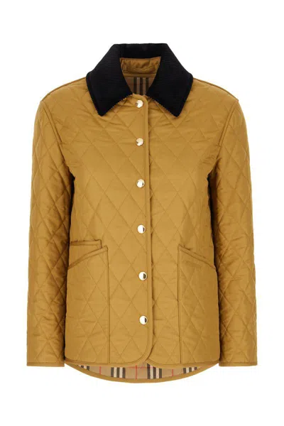 Burberry Jackets In Brown