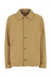 Burberry Reversible Quilted Short Jacket In Brown