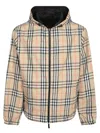 Burberry Archive Check Reversible Jacket In Brown