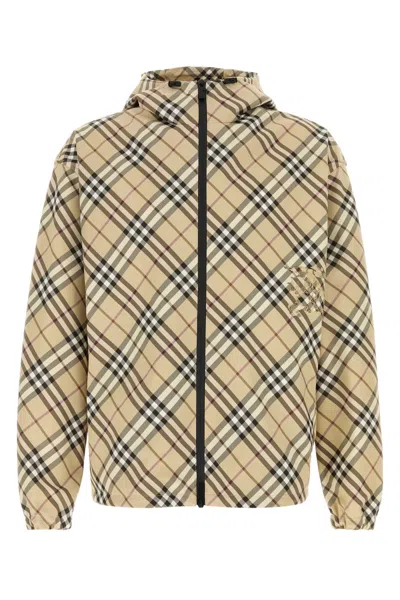 Burberry Jackets And Vests In Alabasteripcheck