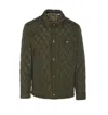 Burberry Long Sleeved Quilted Padded Jacket In Green