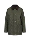Burberry Quilted Jacket In Green